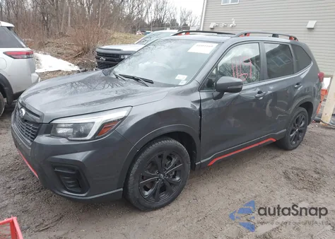 2021 Subaru Forester Sport z USA, uszkodzony, nr VIN JF2SKARC3MH458789